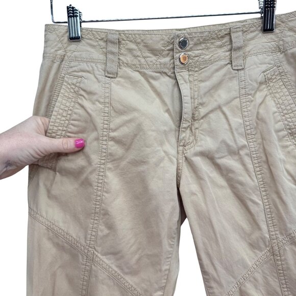 Lauren Ralph Lauren Jogger Pants Womens Khaki Beige Cotton Size 2 - Picture 11 of 12